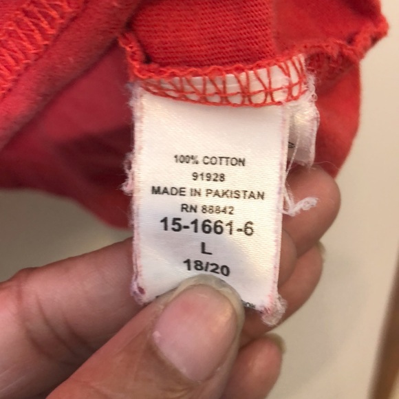 Dreams Co Red Top Shirt Embroidered Patch 18 20 PLUS SIZE - Picture 3 of 8